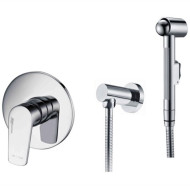 Гигиенический душ со смесителем WasserKRAFT Dill A06157 Хром