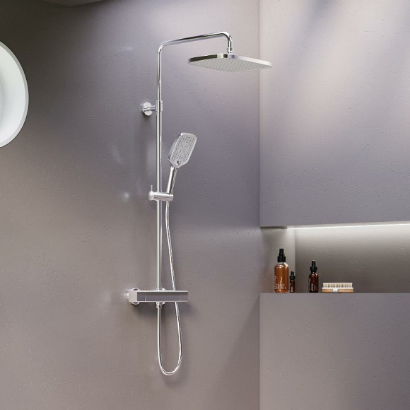 Душевая система Damixa Gala 953800000 с термостатом Хром Душевая система Damixa Gala 953800000 с термостатом Хром