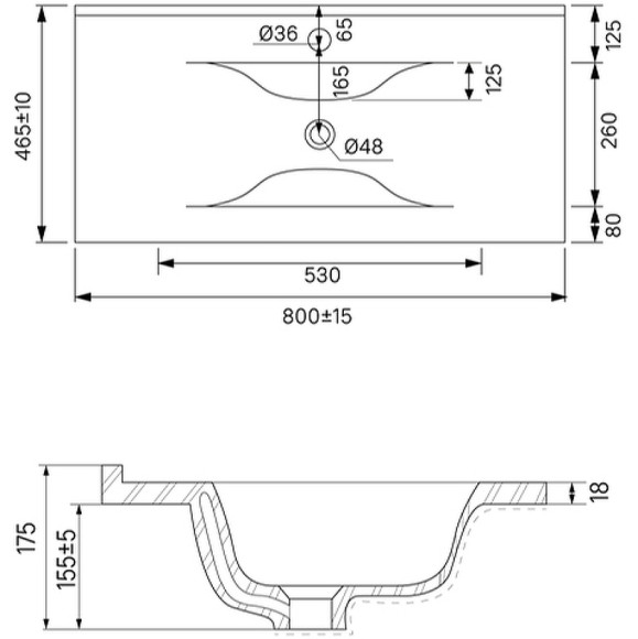Тумба с раковиной Iddis Cloud 80 CLO80Y0i95K подвесная Белая матовая Дуб золотистый