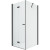 Душевой уголок New Trendy New Soleo Black 70х100 L D-0233A/D-0116B профиль Черный стекло прозрачное