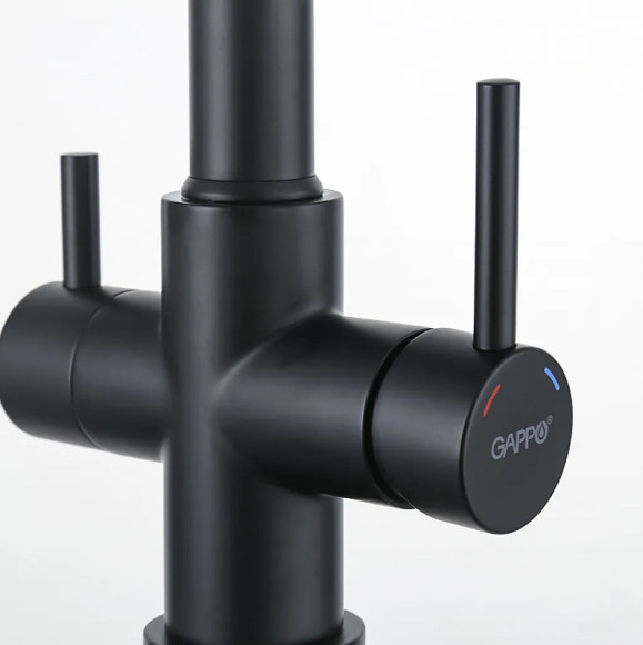 Смеситель для кухни Gappo G4398-66 Черный матовый