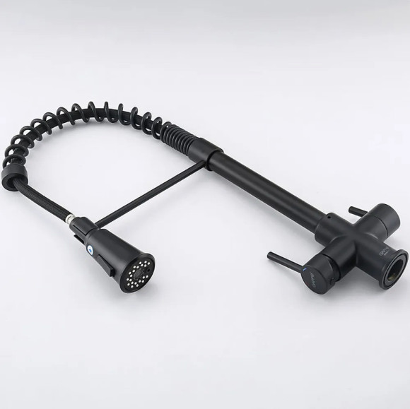 Смеситель для кухни Gappo G4398-66 Черный матовый