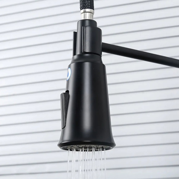 Смеситель для кухни Gappo G4398-66 Черный матовый