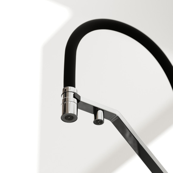 Смеситель для кухни Sancos Loro SC4007CH Хром Черный Смеситель для кухни Sancos Loro SC4007CH Хром Черный