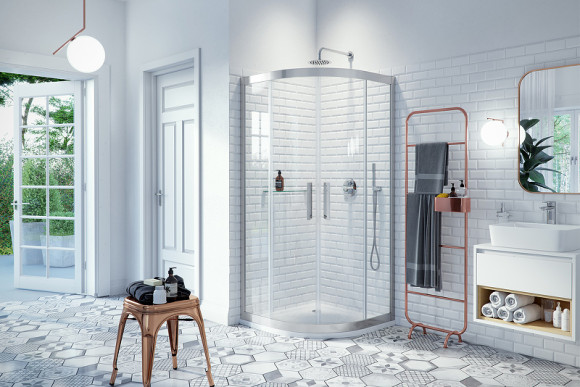 Душевой уголок Excellent 600 90х90 KAAC.1901.900.LP профиль Хром стекло прозрачное Душевой уголок Excellent 600 90х90 KAAC.1901.900.LP профиль Хром стекло прозрачное