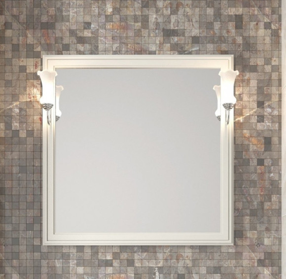 Зеркало Opadiris Санрайз 90 Z0000006353 Слоновая кость