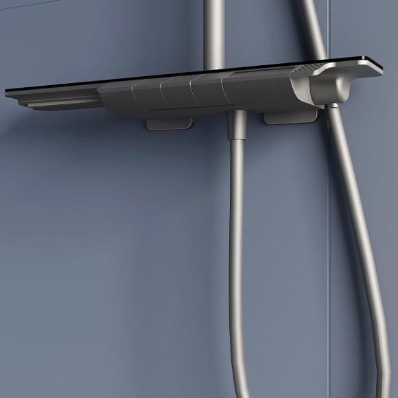 Душевая система RGW Shower Panels SP-34Gr 51140134-11 с термостатом Серая Душевая система RGW Shower Panels SP-34Gr 51140134-11 с термостатом Серая