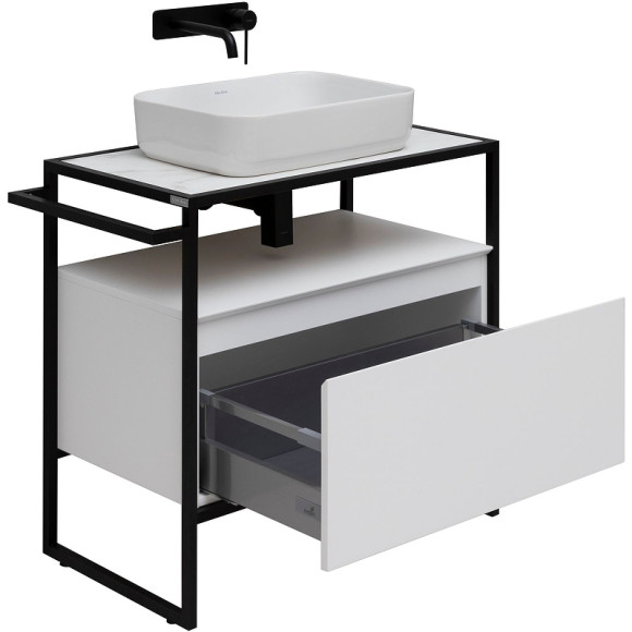 Тумба под раковину Allen Brau Priority 80 1.31002.WM Белая матовая Тумба под раковину Allen Brau Priority 80 1.31002.WM Белая матовая