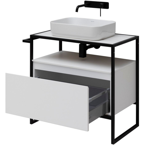 Тумба под раковину Allen Brau Priority 80 1.31002.WM Белая матовая Тумба под раковину Allen Brau Priority 80 1.31002.WM Белая матовая