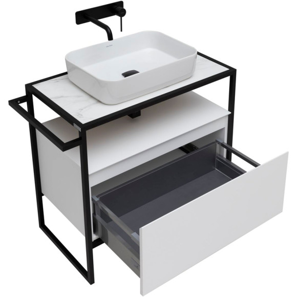 Тумба под раковину Allen Brau Priority 80 1.31002.WM Белая матовая Тумба под раковину Allen Brau Priority 80 1.31002.WM Белая матовая