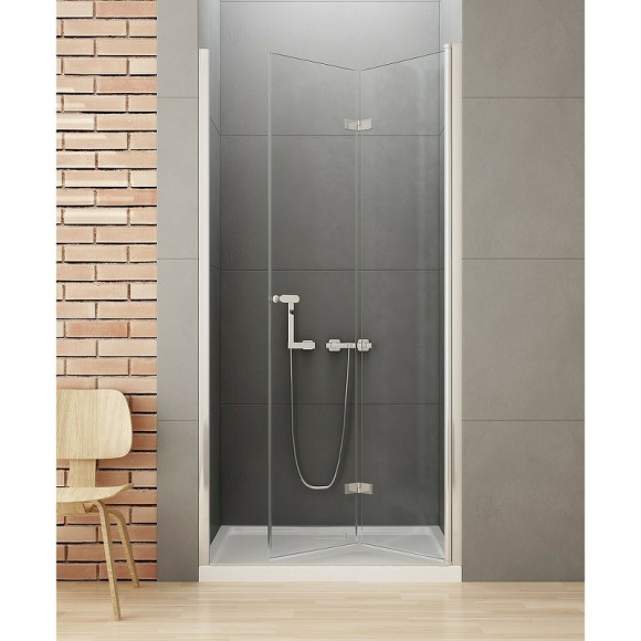 Душевая дверь New Trendy New Soleo Chrome 80 R D-0132A профиль Хром стекло прозрачное Душевая дверь New Trendy New Soleo Chrome 80 R D-0132A профиль Хром стекло прозрачное