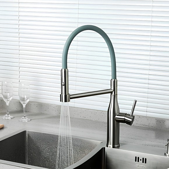 Смеситель для кухни Gappo G4398-55 Нержавеющая сталь Серый Смеситель для кухни Gappo G4398-55 Нержавеющая сталь Серый