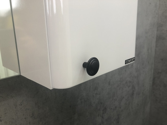 Зеркало со шкафом Comforty Амстердам 75 00004144209 Белый глянец Зеркало со шкафом Comforty Амстердам 75 00004144209 Белый глянец