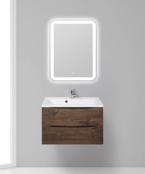 Тумба под раковину BelBagno Marino 75 MARINO-750-2C-SO-RW-P подвесная Rovere Moro