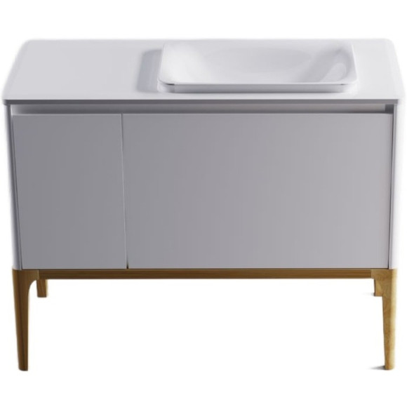 Тумба под раковину Astra Form Капелла 80 03110007 подвесная Белая Тумба под раковину Astra Form Капелла 80 03110007 подвесная Белая