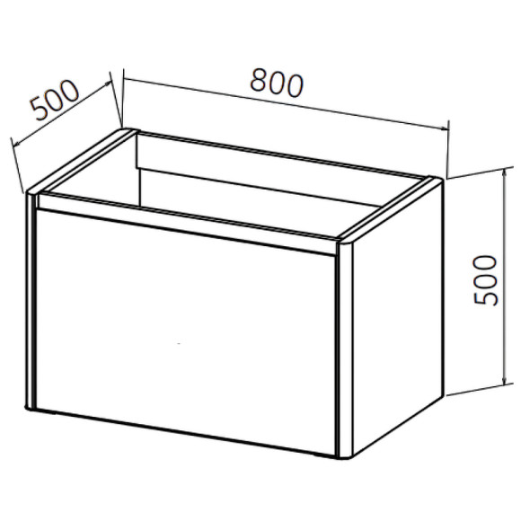 Тумба под раковину Astra Form Капелла 80 03110007 подвесная Белая Тумба под раковину Astra Form Капелла 80 03110007 подвесная Белая