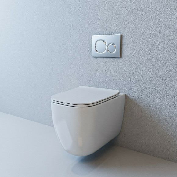 Унитаз Esbano Garant ESUPGARAW подвесной Белый глянцевый с сиденьем Микролифт