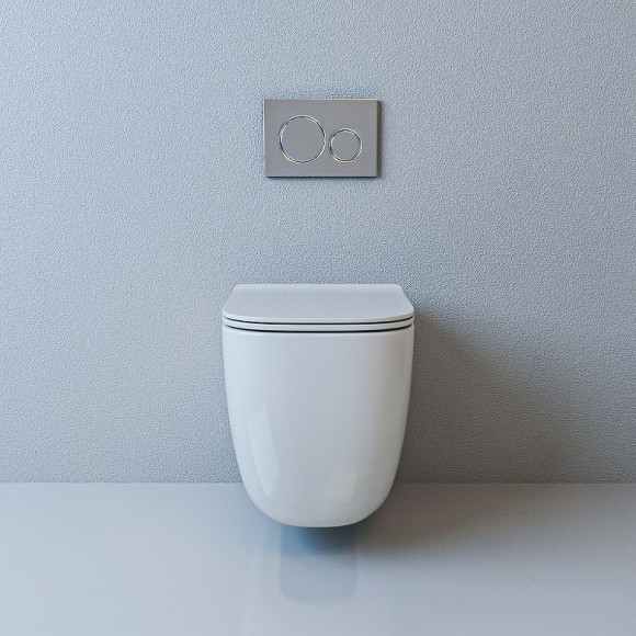 Унитаз Esbano Garant ESUPGARAW подвесной Белый глянцевый с сиденьем Микролифт