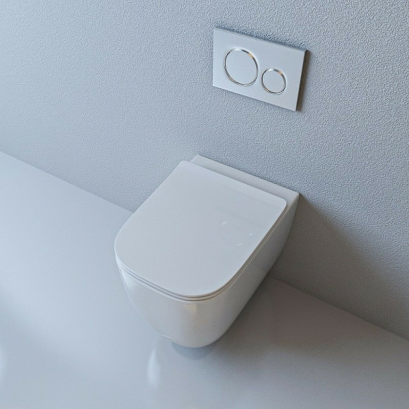 Унитаз Esbano Garant ESUPGARAW подвесной Белый глянцевый с сиденьем Микролифт