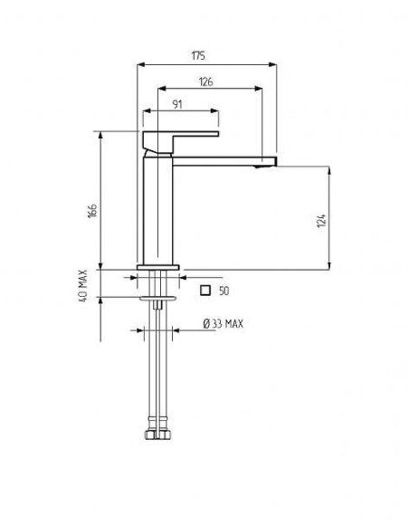Смеситель для раковины Migliore Kvant 25394 Хром