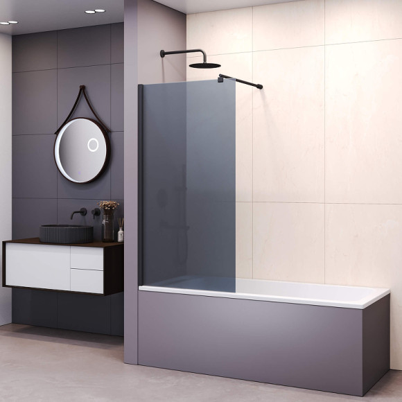 Шторка на ванну RGW Screens SC-051B 70х150 351105107-34 профиль Черный стекло тонированное Шторка на ванну RGW Screens SC-051B 70х150 351105107-34 профиль Черный стекло тонированное