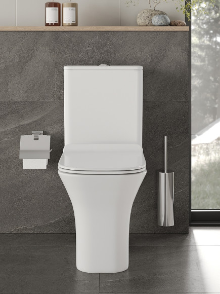 Унитаз компакт Orange C02-000W с бачком и сиденьем Микролифт Унитаз компакт Orange C02-000W с бачком и сиденьем Микролифт