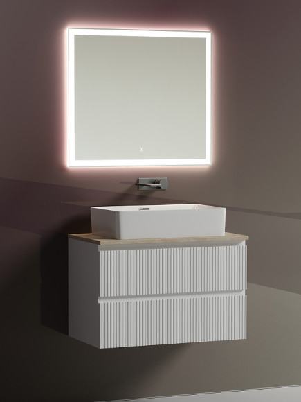 Тумба под раковину Sancos Snob T 80 SNT80W подвесная Bianco