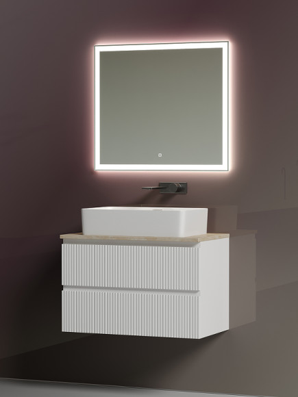 Тумба под раковину Sancos Snob T 80 SNT80W подвесная Bianco