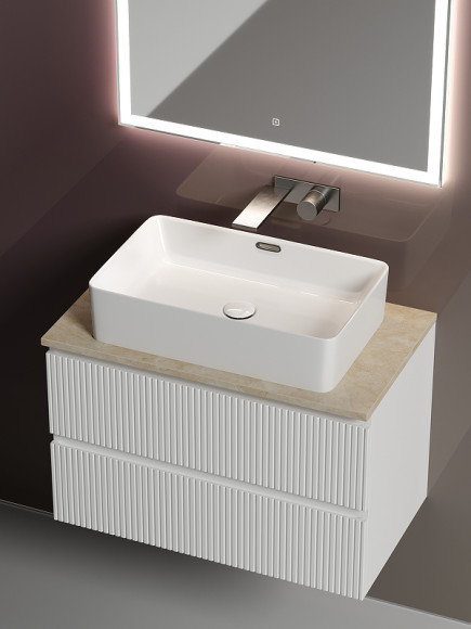 Тумба под раковину Sancos Snob T 80 SNT80W подвесная Bianco