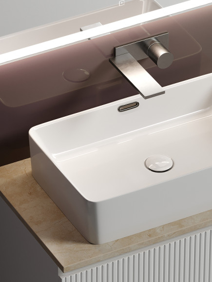 Тумба под раковину Sancos Snob T 80 SNT80W подвесная Bianco