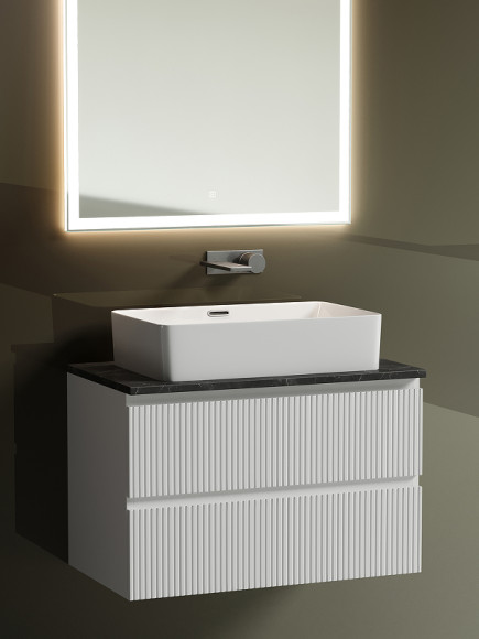 Тумба под раковину Sancos Snob T 80 SNT80W подвесная Bianco