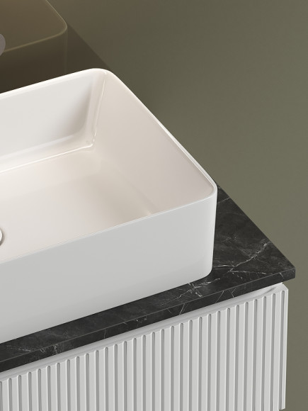 Тумба под раковину Sancos Snob T 80 SNT80W подвесная Bianco