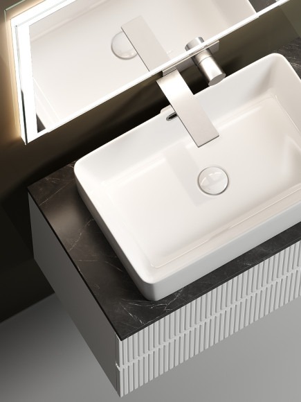 Тумба под раковину Sancos Snob T 80 SNT80W подвесная Bianco