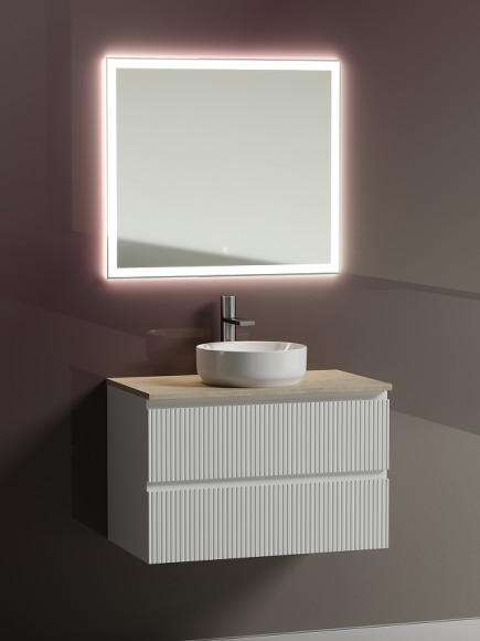 Тумба под раковину Sancos Snob T 80 SNT80W подвесная Bianco