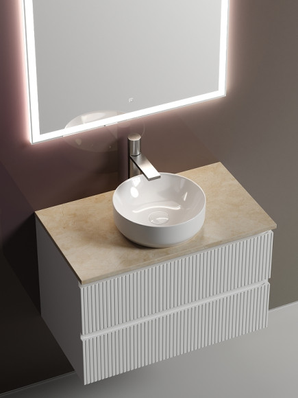 Тумба под раковину Sancos Snob T 80 SNT80W подвесная Bianco