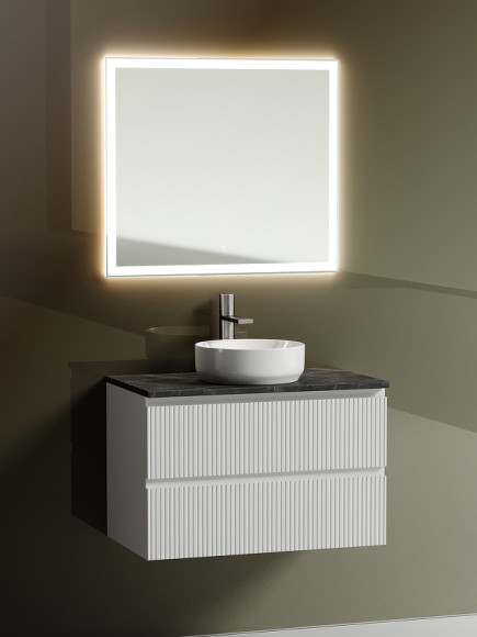 Тумба под раковину Sancos Snob T 80 SNT80W подвесная Bianco