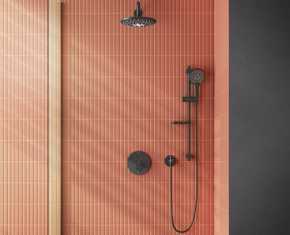 Душевой гарнитур Vitra Bliss A4574336EXP Черный матовый