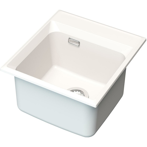 Кухонная мойка Point Мисти 46 PN3011W Белая Кухонная мойка Point Мисти 46 PN3011W Белая