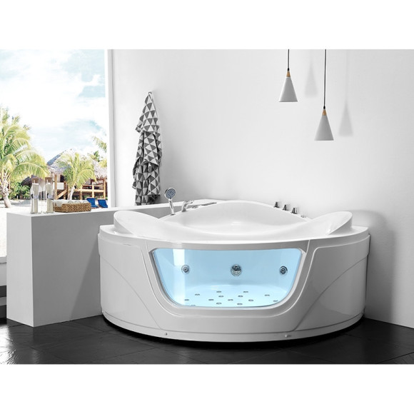 Акриловая ванна Gemy G9247 K 165х165 с гидромассажем Акриловая ванна Gemy G9247 K 165х165 с гидромассажем