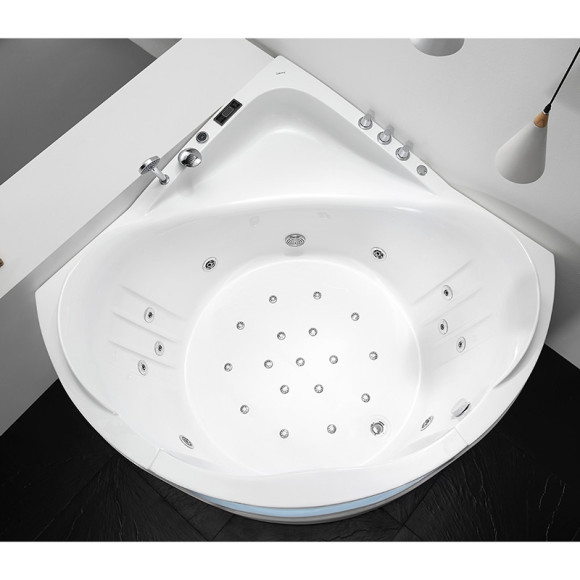 Акриловая ванна Gemy G9247 K 165х165 с гидромассажем Акриловая ванна Gemy G9247 K 165х165 с гидромассажем