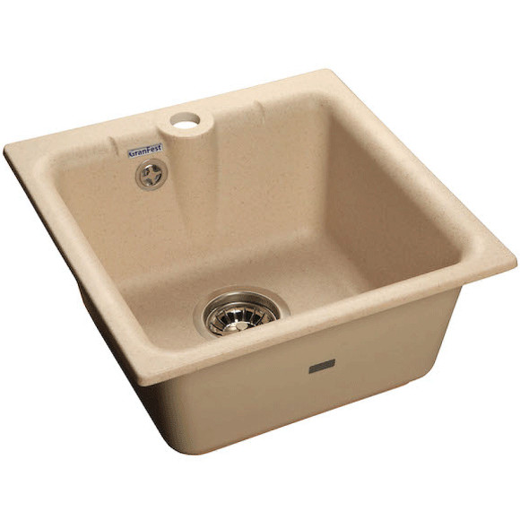 Кухонная мойка GranFest Practic GF-P420 Бежевая