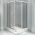 Душевой уголок Radomir 110x90 R 1-03-1-2-0-1220 с поддоном профиль Белый стекло прозрачное