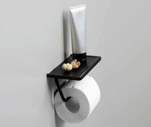 Держатель туалетной бумаги WasserKRAFT Abens K-1525 Черный матовый Держатель туалетной бумаги WasserKRAFT Abens K-1525 Черный матовый