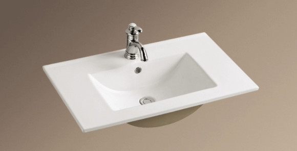 Раковина WeltWasser Deilbach 7506 70 10000003901 Белый глянец