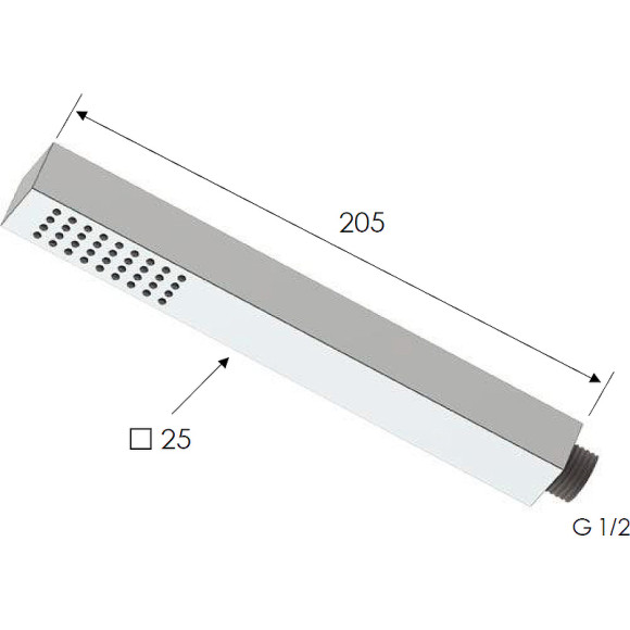 Ручной душ Remer 317SDX Хром Ручной душ Remer 317SDX Хром