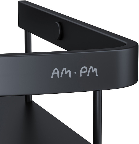 Полка корзина AM.PM Sense L A7454222 угловая Черная матовая Полка корзина AM.PM Sense L A7454222 угловая Черная матовая
