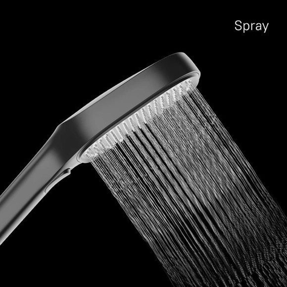 Ручной душ Milardo Ideal Spa 3F ILS3FB0M18 Черный матовый