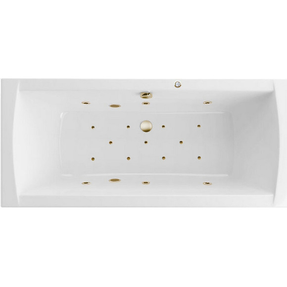 Акриловая ванна Excellent Aquaria Lux 180x80 WAEX.AQU18.RELAX.BR с гидромассажем