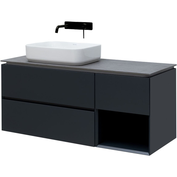 Тумба под раковину Allen Brau Infinity 120 L 1.21005.AM подвесная Антрацит матовый Тумба под раковину Allen Brau Infinity 120 L 1.21005.AM подвесная Антрацит матовый