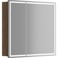 Зеркальный шкаф Sancos Mirror 90 MI90ECH с подсветкой Дуб чарльстон